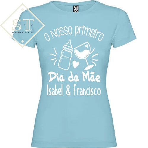 Nosso Primeiro dia Da Mãe curvo - Sê-Tu